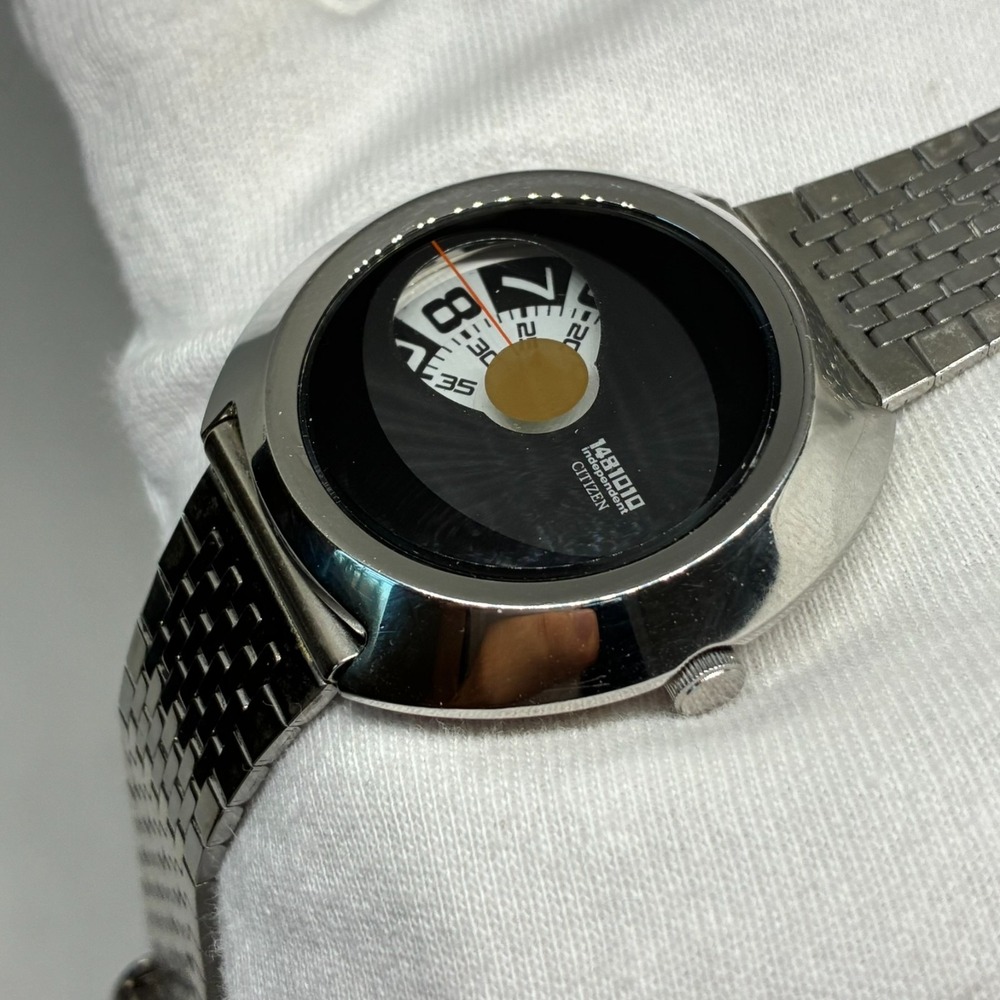 CITIZEN Independent JUMP HOUR 6038-L16274 QZ Men's Watch - Working! - Picture 9 of 15